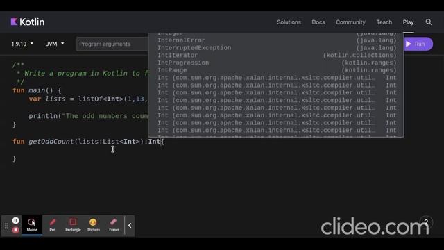 * Write a program in Kotlin to find the odd number count in the given list? смотреть онлайн
