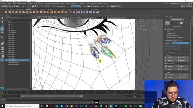 Создаем 3D стразы в Maya для Spark AR смотреть онлайн
