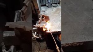 Пайка пластин ВК-8 латунью. Ступенчатый бур.