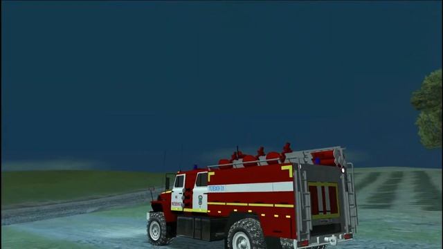 Урал 5557- 40 пожарная для GTA San Andreas смотреть онлайн
