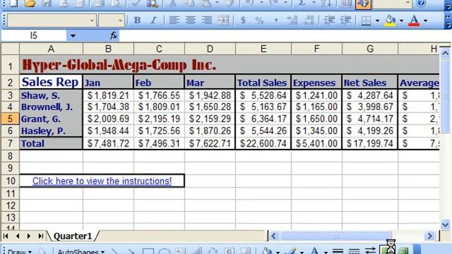 Excel 2003 Tutorial Creating Workspaces Microsoft Training Lesson 15.1 смотреть онлайн