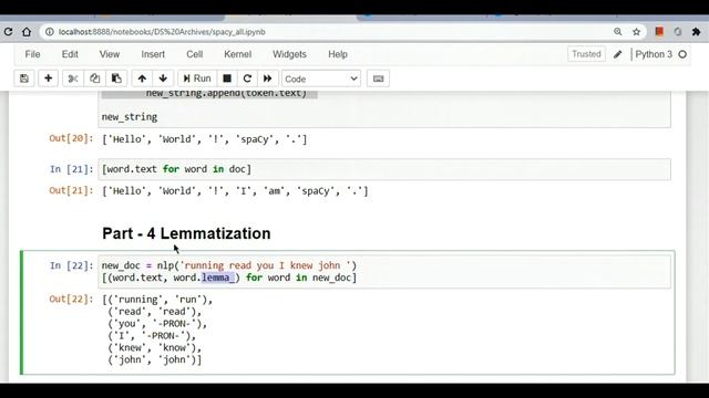 spaCy Tutorial - All in One | spaCy Basics in 30 mins | How to use spaCy for Text Processing смотреть онлайн