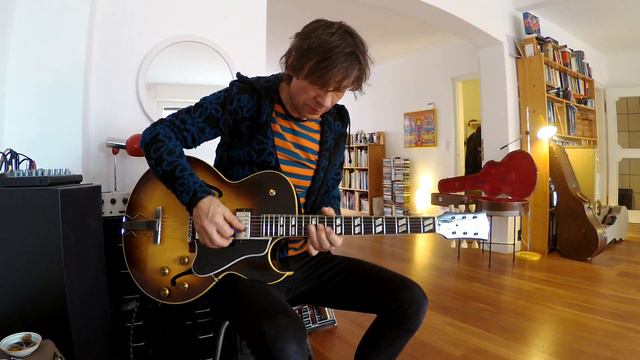 1957 Gibson ES-175, (2 x handmade OX4 PAFs, made in GB) смотреть онлайн
