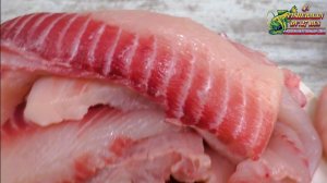 Разделка щуки на филе без костей, для засолки к пиву.