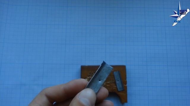 Брусок для заточки ножей из досточки и шкурки