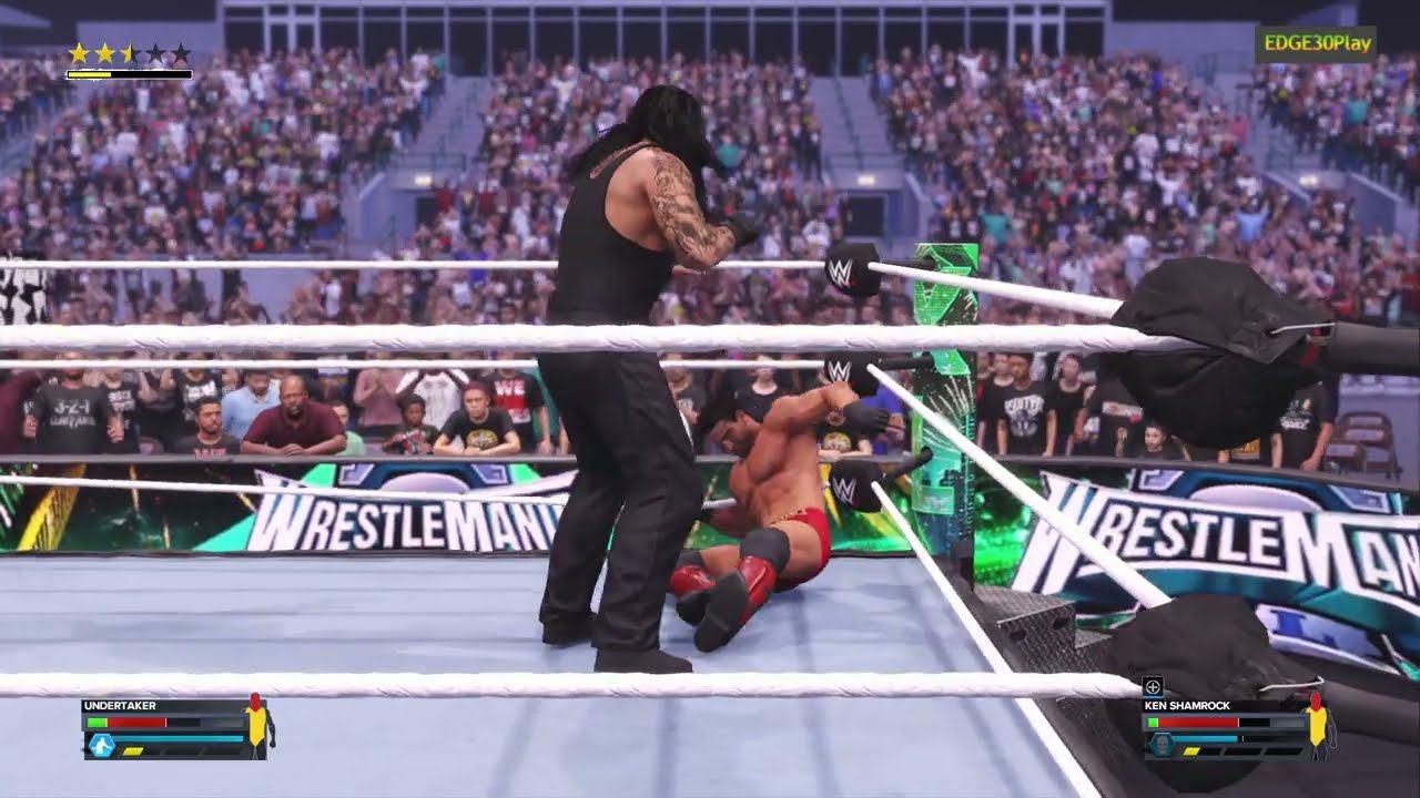 WWE2K24 Undertaker vs Ken Shamrock смотреть онлайн