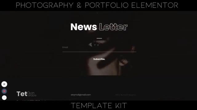 Photography & Portfolio Elementor Template kit | WordPress Template | WordPress Theme | смотреть онлайн