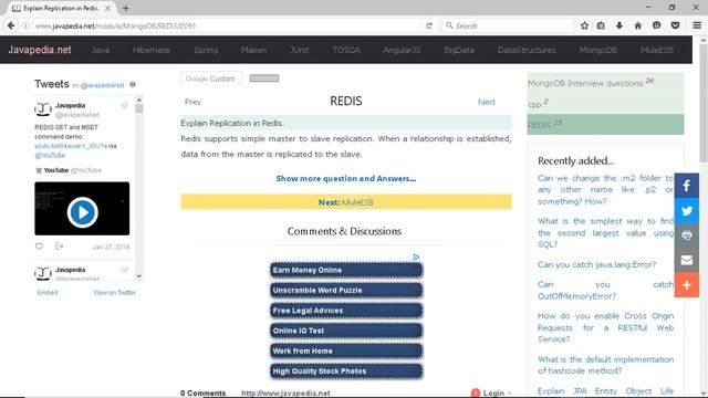 Explain Replication in Redis.
| javapedia.net смотреть онлайн