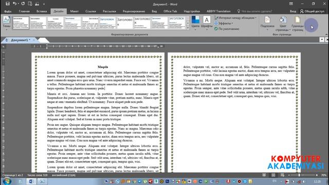 Microsoft Word 5 dars Дизайн, Макет, Вид bo'limlari bilan ishlash смотреть онлайн