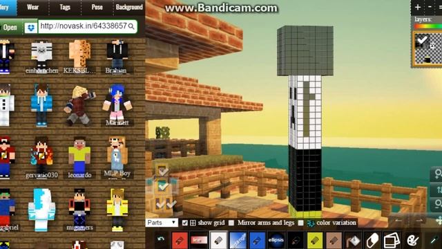 Делаем смешной скин в майнкрафте смотреть онлайн