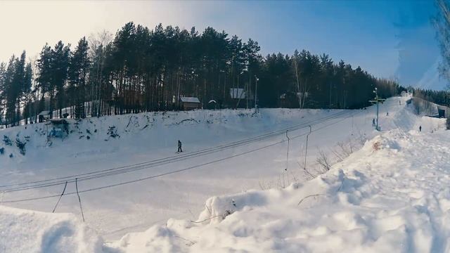 Иня горнолыжный комплекс Новосибирск Timelapse смотреть онлайн