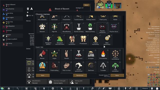 Bloodmoon Rising | RimWorld Biotech: Vampire Survivors Ep 8 смотреть онлайн