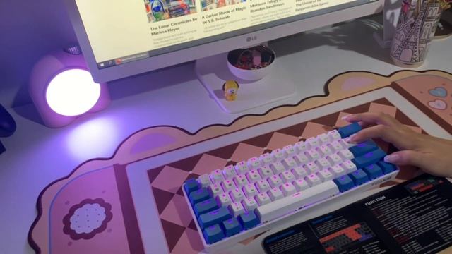 Unboxing TMKB GK61 60% Keyboard | Gateron Blue Switches | Review & Typing ASMR смотреть онлайн