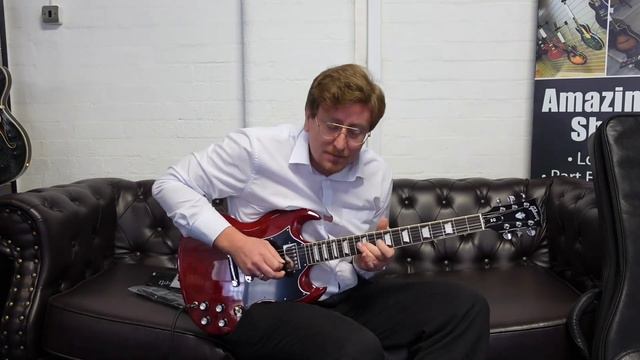 Gibson SG Standard Heritage Cherry Electric Guitar - Rimmers Music Tones & Talk With James смотреть онлайн