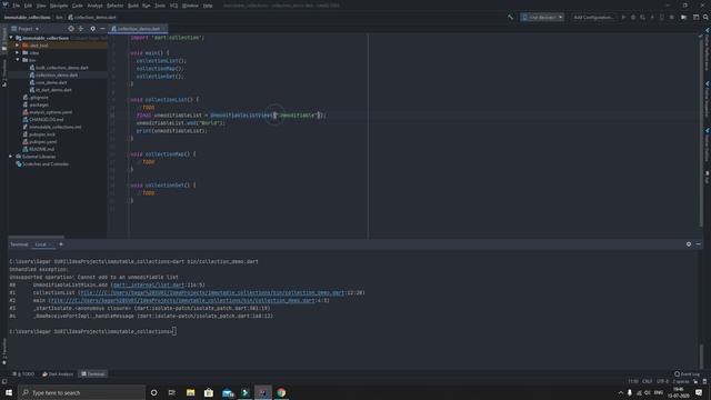 Immutable Collections in Dart смотреть онлайн