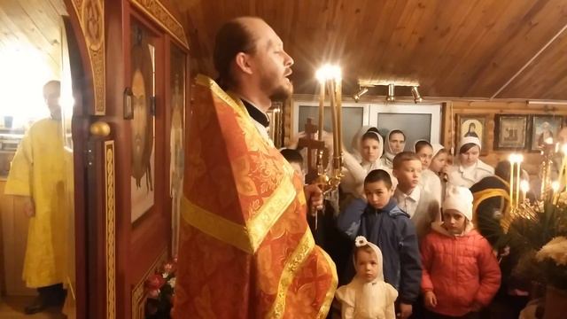 Краткое слово о.Евгения Мелешкина на Пасху смотреть онлайн