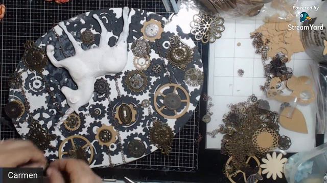 Mixed Media Saturday / Steampunk Unicorn Canvas смотреть онлайн