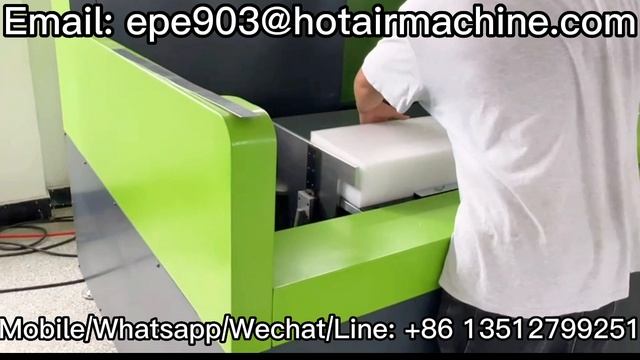 EPE Foam Sheet Hot Air Laminating Machine | EPE Foam Plank Lamination Machine смотреть онлайн