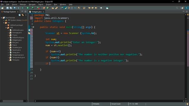 Positive and Negative Integers in Java| Conditional Statements in Java | Eclipse IDE| VS Code смотреть онлайн