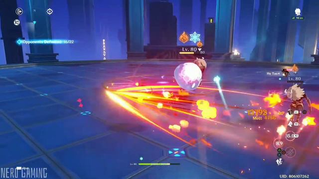 Genshin Impact - Hu Tao Gameplay [PS5 1080p 60fps]