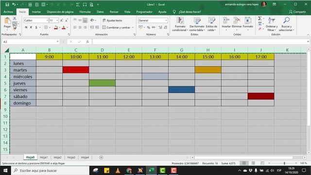 Copiar una hoja en varias en Excel 2019 (0,51') смотреть онлайн