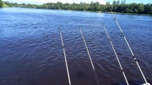 Рыбалка с лодки 21.06.22г.река Волхов.Проверяю старые точки.