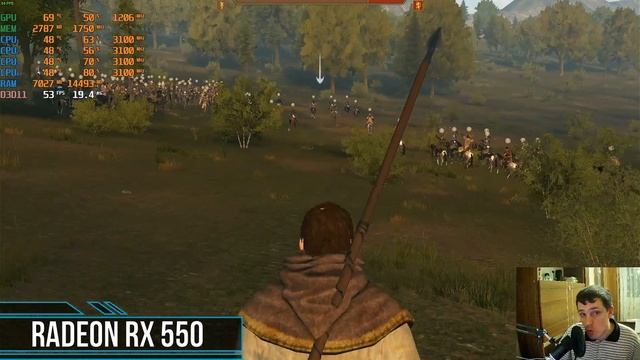 Mount & Blade II: Bannerlord на слабом пк RX550 смотреть онлайн