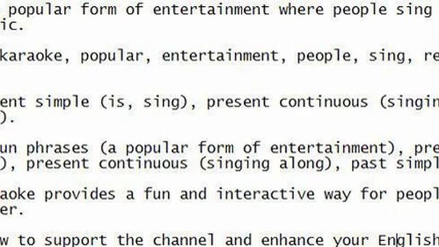 Karaoke is a popular form of entertainment where people sing along to recorded music. смотреть онлайн