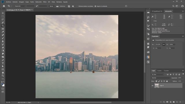 04. La herramienta recortar (Curso básico de Photoshop CC) [2019] смотреть онлайн
