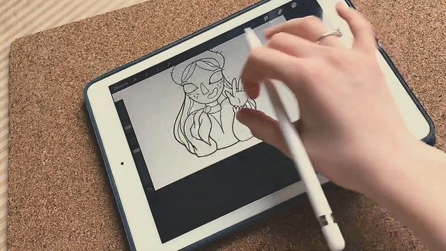 Перерисовываю старую иллюстрацию в Procreate | Speedpaint смотреть онлайн