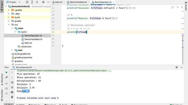 4# Kotlin Operators Tutorial | Arithmetic & Relational Operators Kotlin смотреть онлайн