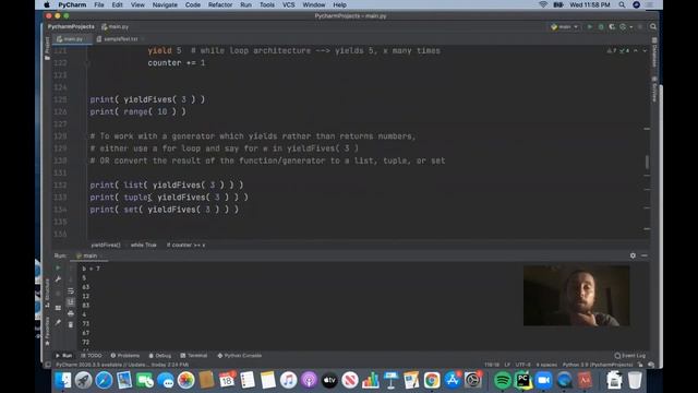 Python Programming: Lesson 27 - More Techniques for Generators смотреть онлайн