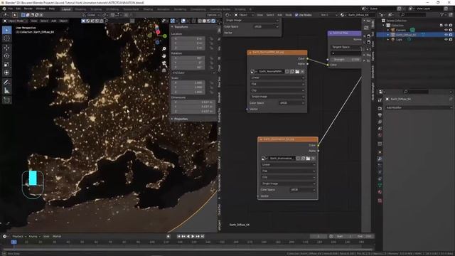 Hot to model, texture, and render the planet Earth in Blender 3.0 смотреть онлайн