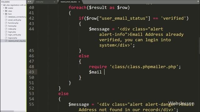 Resend Email Verification OTP in PHP Registration смотреть онлайн