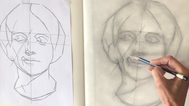 Bargue Drawing Course Plate 53, La Belle Italienne смотреть онлайн