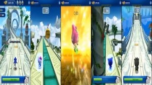 Sonic Dash - SONIC VS HELLO KITTY! VS MY MELODY VS CHOCOCAT VS BADTZ MARU