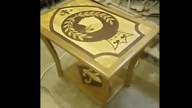 Королевский Столик С Орлом | Ценные Породы Дерева | Ручная Работа смотреть онлайн