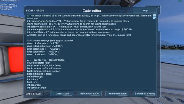 Space Engineers | Graphical Radar script | Working as of 1/30/17 смотреть онлайн