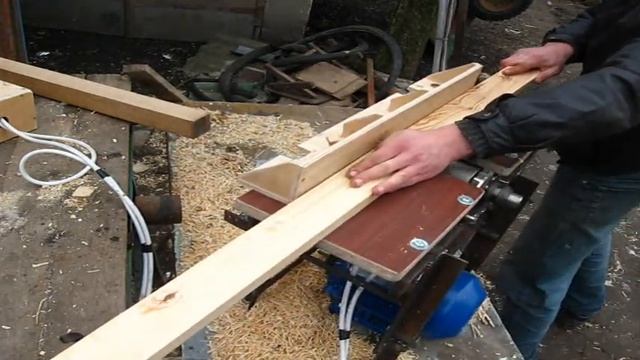 Самодельный станок на базе УБДНа, испытание фуганка. смотреть онлайн