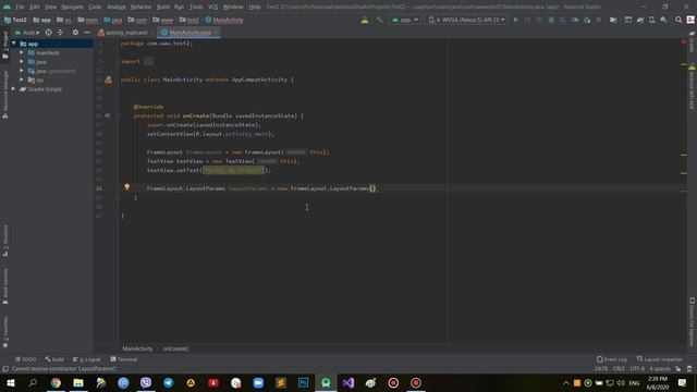 9 - Android - FrameLayout смотреть онлайн