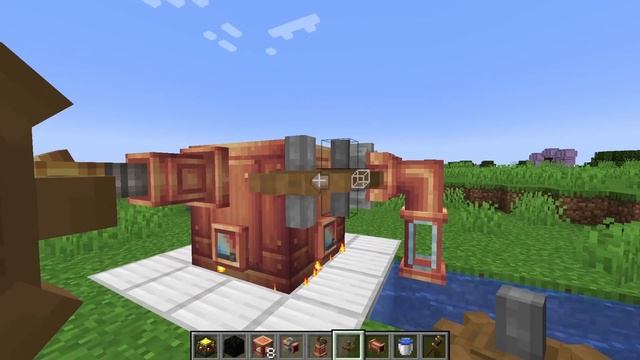 Minecraft Create Mod Steam Engine Tutorial смотреть онлайн