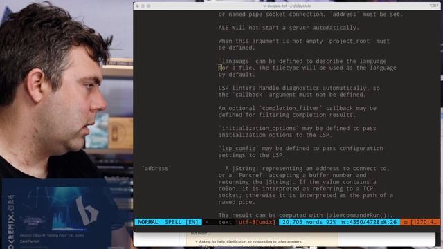 Live Coding a Language: AJScript #2 vim-ale + Language Server (LSP) Linting смотреть онлайн