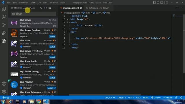 lecture 6 :installing Live-Server on vs-code | The Web Development course in मराठी смотреть онлайн