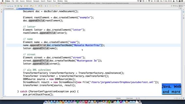 XML Tutorial #5 #Schreiben von XML mit Java #Einführung смотреть онлайн
