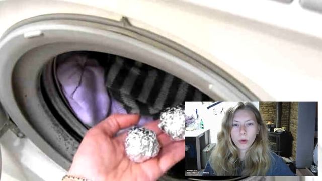 Она бросила шарик из фольги в стиралку теперь все так делают смотреть онлайн