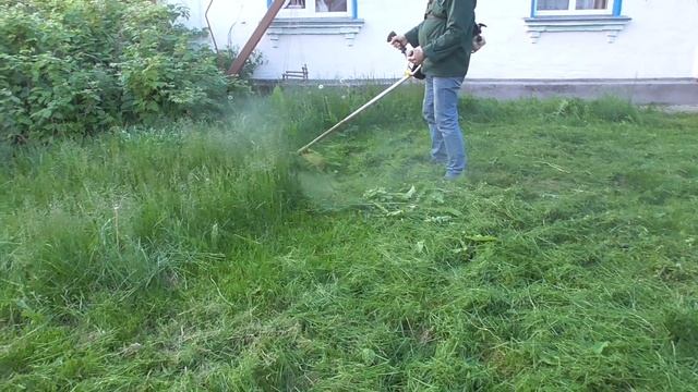 Супер леска 2,7 мм тест на кошение травы смотреть онлайн