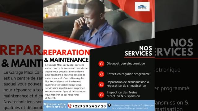 Maxi Car Global Services Reparation et Maintenance смотреть онлайн