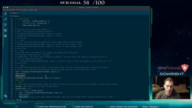Python 101: Threads/Threading смотреть онлайн