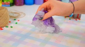 Необычные Добавки в слайм. Хрустящий и Залипательный Слайм