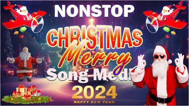 Nonstop Christmas Songs Medley 2024 ? Top 100 Best Christmas Songs Nonstop 2024 ? TM.02 смотреть онлайн